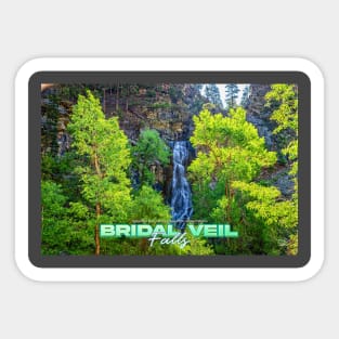 Bridal Veil Falls in Spearfish Canyon Sticker